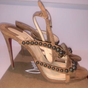 Christian Louboutin Galeria 100 Stud Sandals